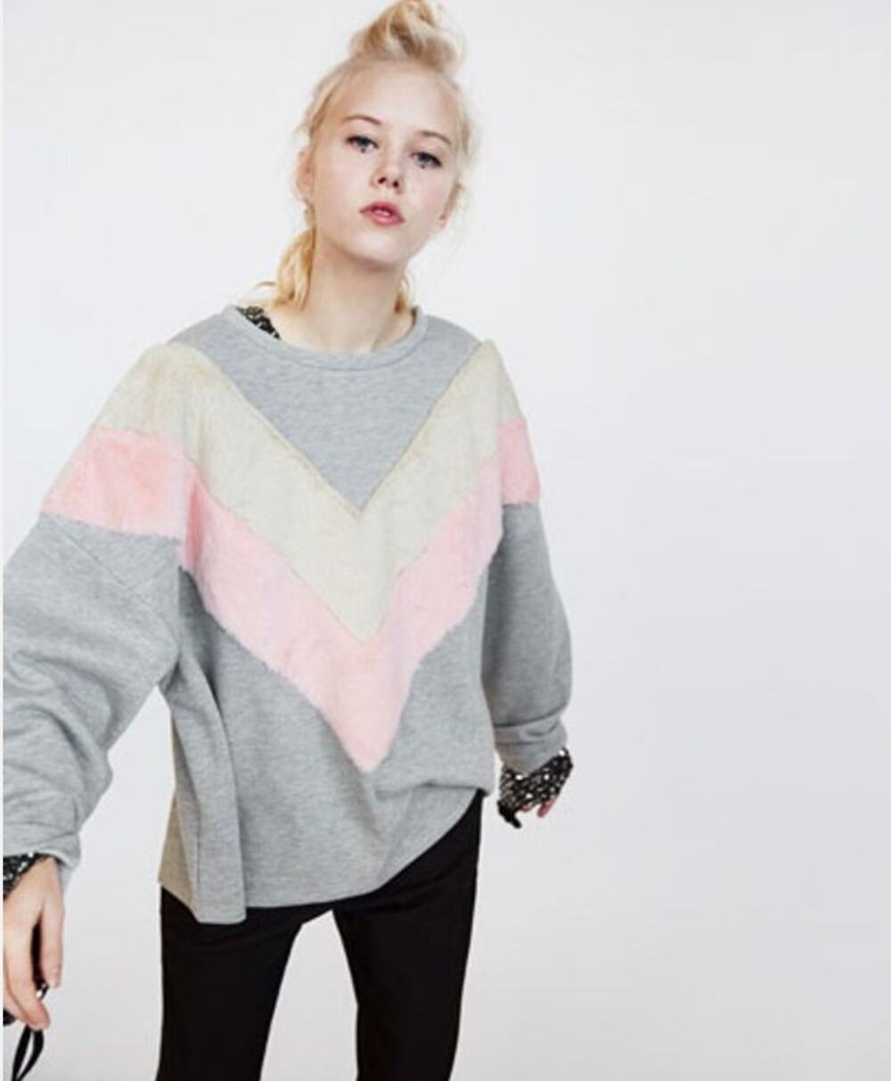 Zara Trafaluc Oversized Sweatshirt Size M